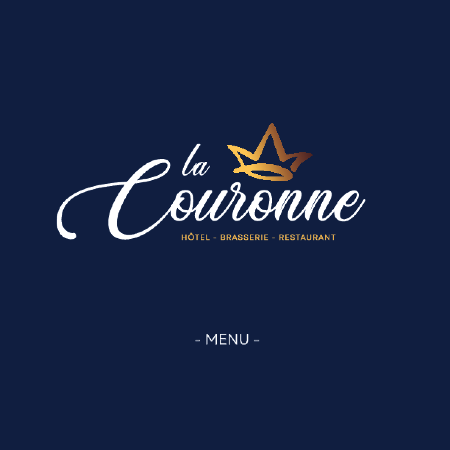 Le menu du restaurant La Couronne